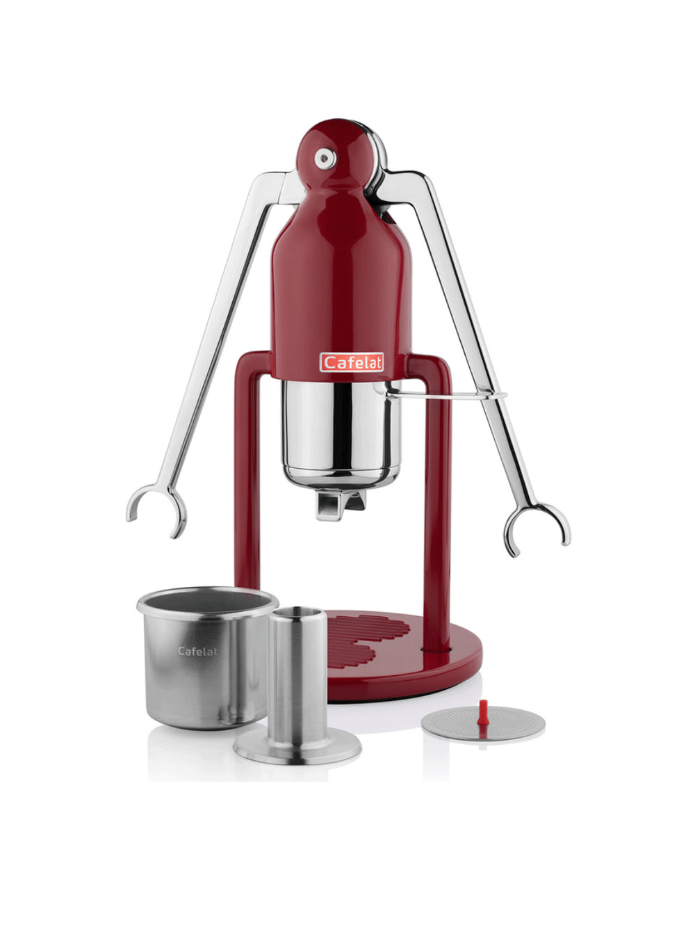 Photo of CAFELAT Robot ( Standard Red ) [ Cafelat ] [ Espresso Machines ]