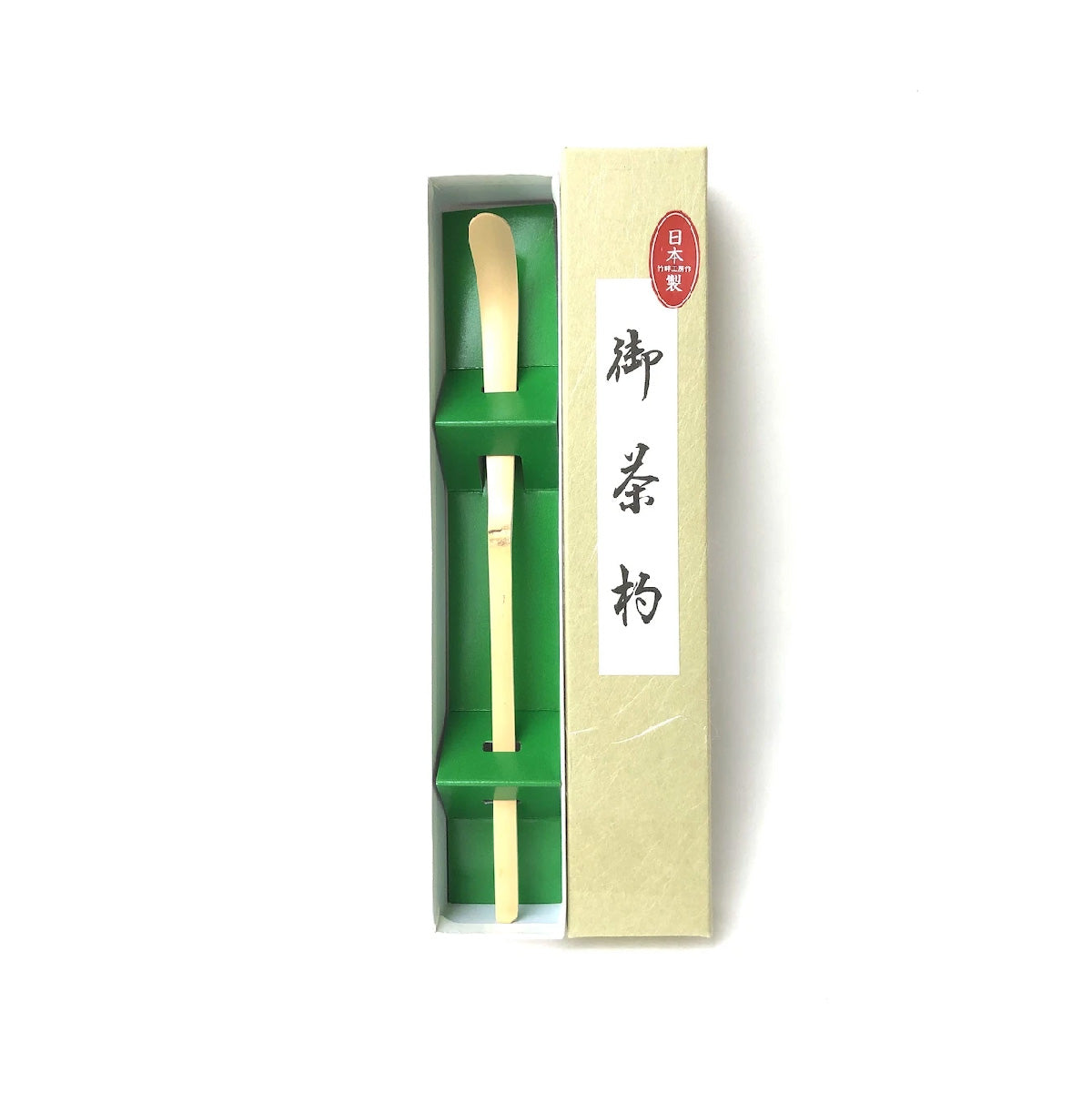 Matsu Kaze Tea - Chashaku Nami(White, w/box) - Thumbnail 2