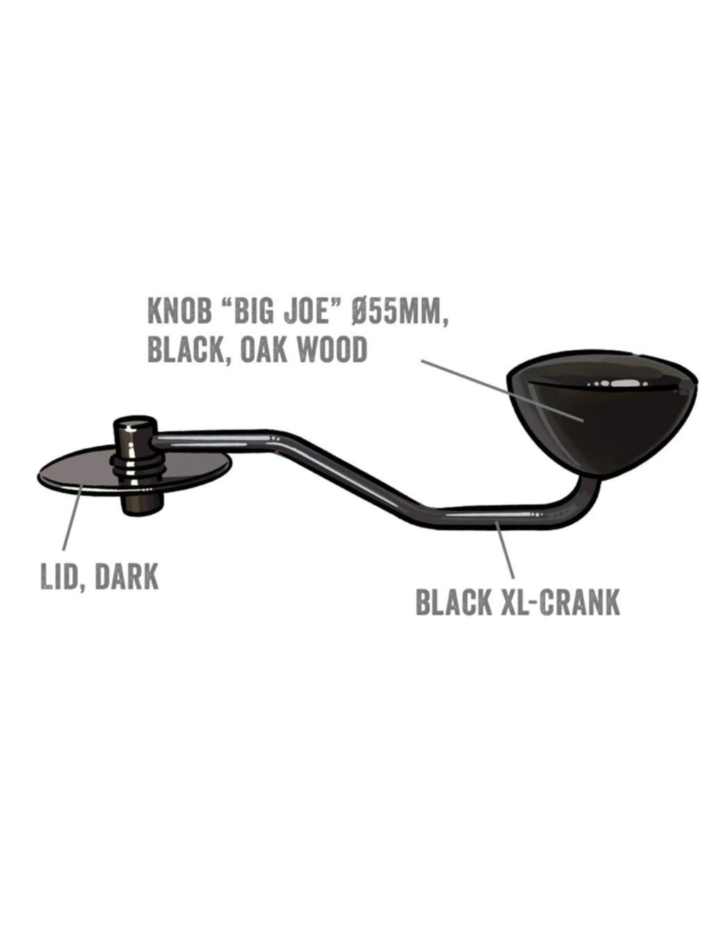 Photo of COMANDANTE Black Crank ( ) [ Comandante ] [ Grinder Accessories ]