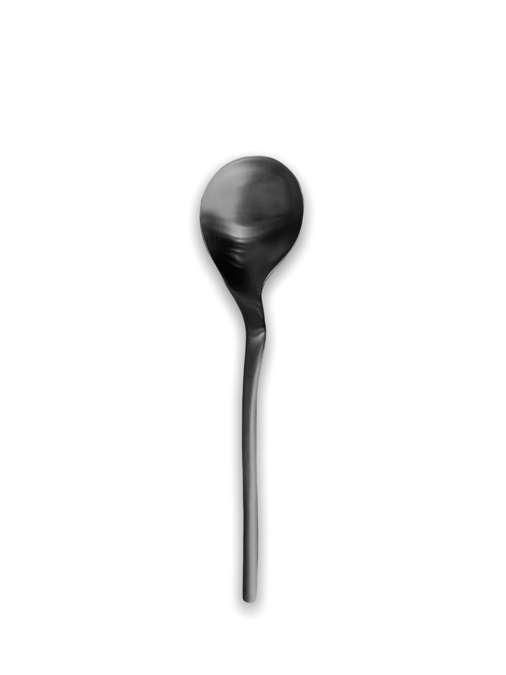 Photo of COOKPLAY Rama Spoon (21x4.5cm/8.3x1.8in) ( Matte Black 4-Pack ) [ Cookplay ] [ Cutlery ]