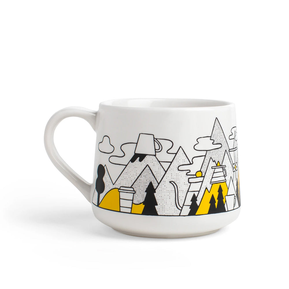 Photo of Created Co. Coffee Mountain Crescent Mug ( ) [ Created Co. ] [ Coffee Cups ]