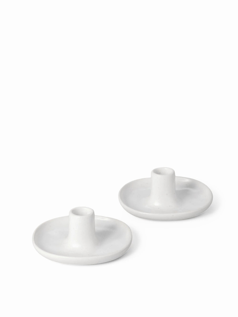 Photo of FABLE The Candle Holders (2-Pack) ( Large Speckled White ) [ Fable ] [ Decor ]