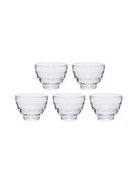 Photo of HARIO Heatproof Yunomi Glass (170ml/5.7oz) (5-Pack) ( Default Title ) [ HARIO ] [ Coffee Glasses ]