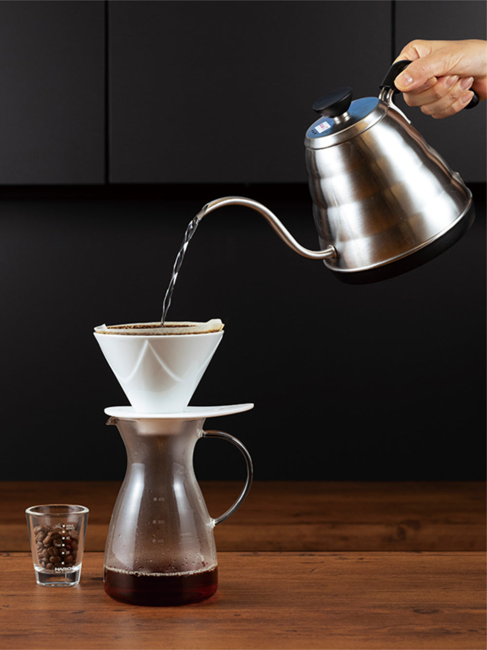 HARIO V60 MUGEN Dripper (Ceramic) Eight Ounce Coffee
