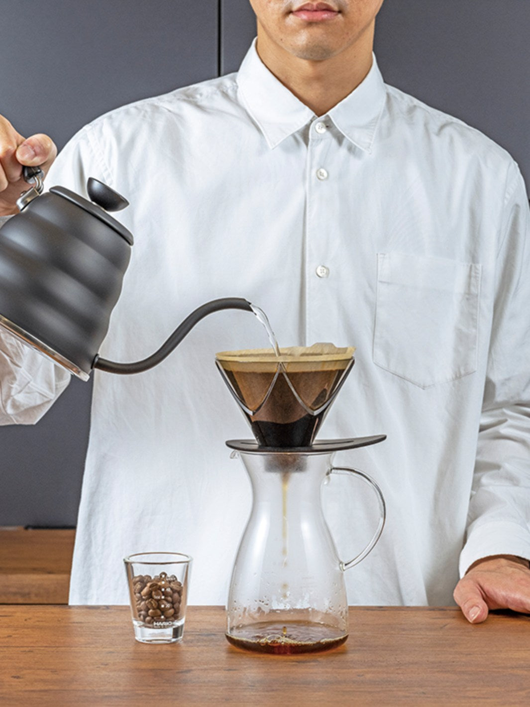 HARIO V60 MUGEN Dripper (Plastic) / Pourover Brewers | Eight Ounce