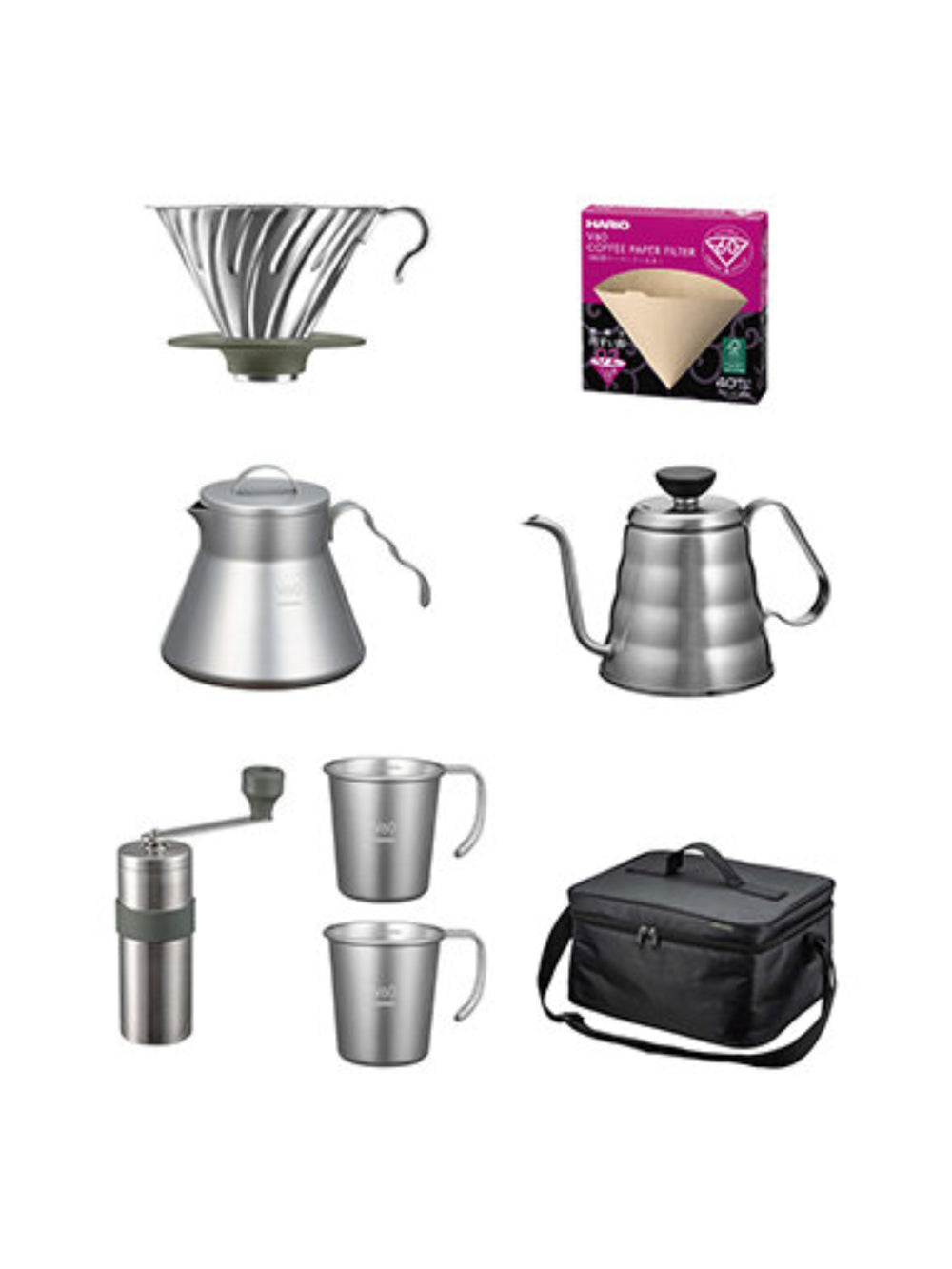 Photo of HARIO V60 Outdoor Coffee Set ( Full Set ) [ HARIO ] [ Coffee Kits ]