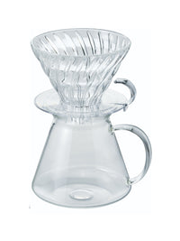 Photo of HARIO SIMPLY V60 Glass Brewing Set ( Default Title ) [ HARIO ] [ Coffee Kits ]