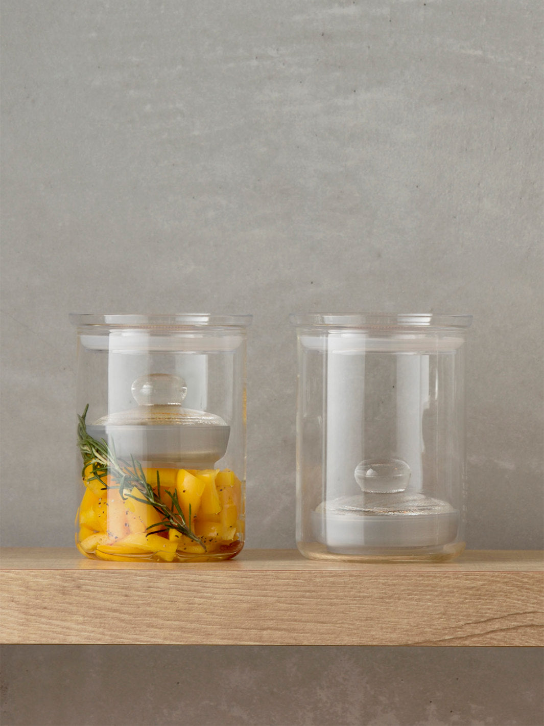 HARIO Tsukemono Slim Glass Pickle Press