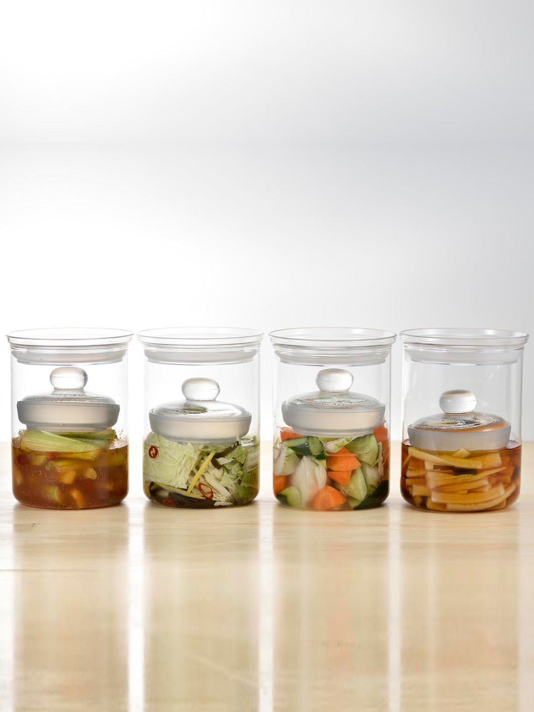 HARIO Tsukemono Slim Glass Pickle Press - Thumbnail 2