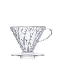Photo of HARIO V60-02 Dripper (Plastic) ( Clear ) [ HARIO ] [ Pourover Brewers ]