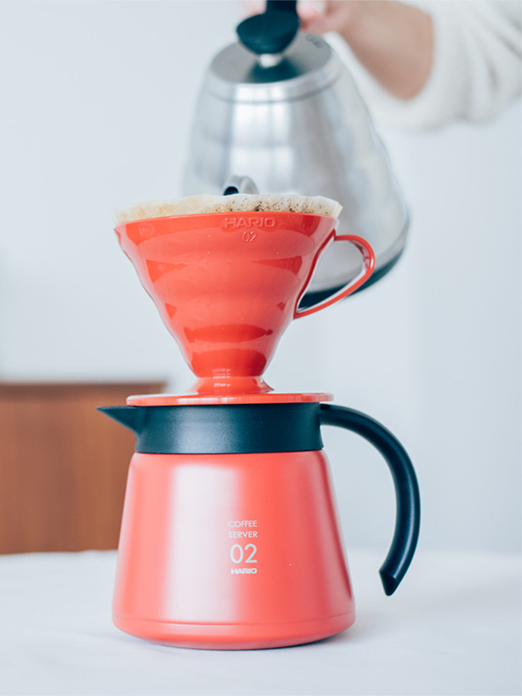 HARIO V60-02 Dripper (Plastic) - Thumbnail 5