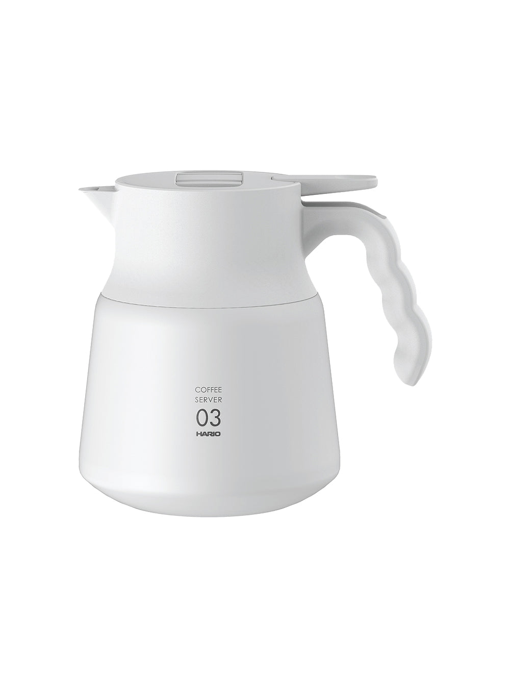 Photo of HARIO V60 Insulated Stainless Steel Server PLUS ( 800ml (27.1oz) White ) [ HARIO ] [ Decanters ]