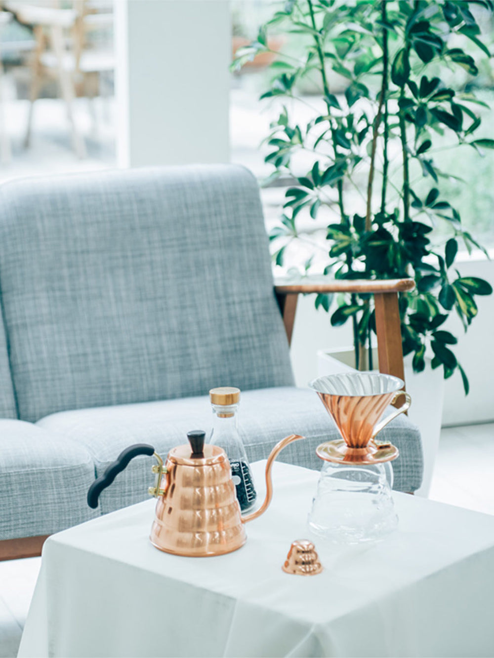 HARIO Copper Buono Drip Kettle (700ml/24oz) Eight Ounce Coffee