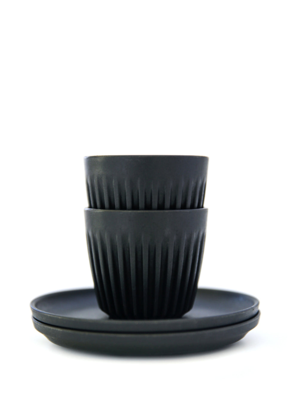 Photo of HUSKEE Espresso Set (3oz/88ml) ( Charcoal ) [ Huskee ] [ Coffee Cups ]