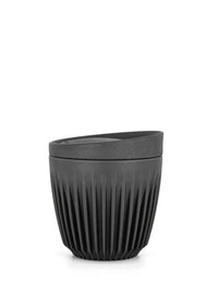 Photo of HUSKEE Cup + Lid (6oz/177ml) (Zero Waste) ( Charcoal ) [ Huskee ] [ Coffee Cups ]