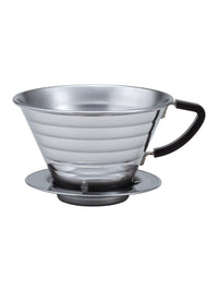 Photo of KALITA Wave Stainless Steel Dripper ( 185 (1-4 cups) ) [ Kalita ] [ Pourover Brewers ]