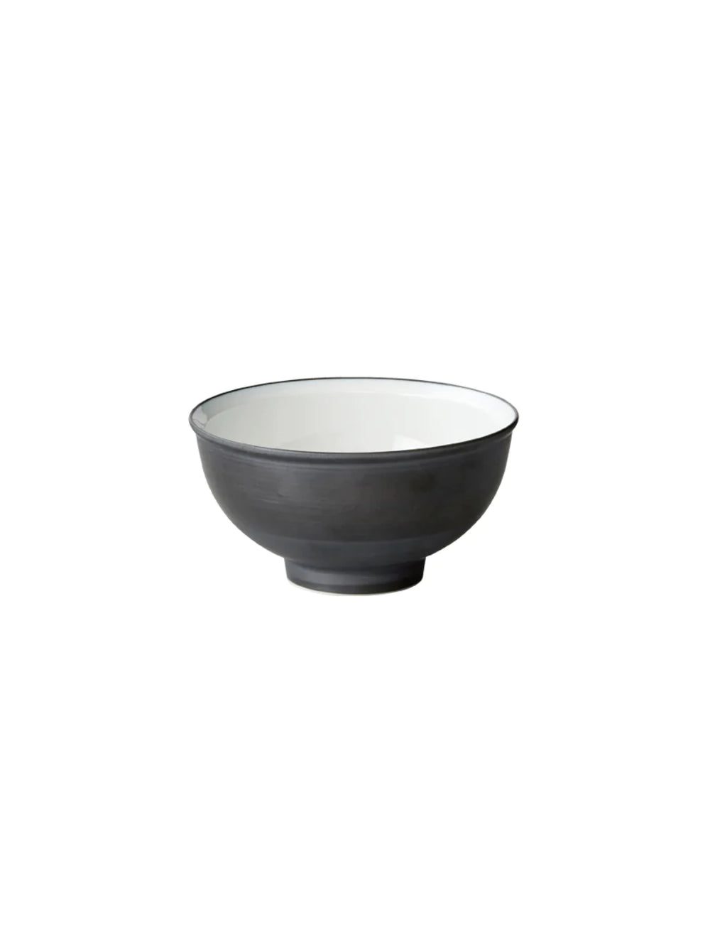 Photo of KINTO RIM Rice Bowl (120mm/4.5in) ( Black ) [ KINTO ] [ Bowls ]
