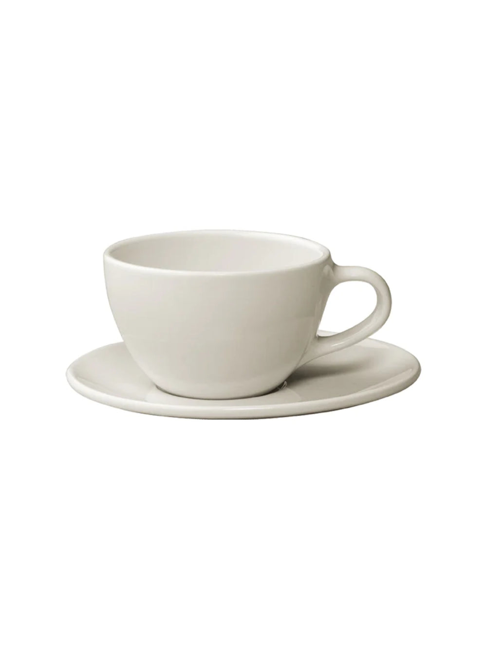 Photo of KINTO TOPO Cup & Saucer (300ml/10.1oz) ( White ) [ KINTO ] [ Coffee Cups ]