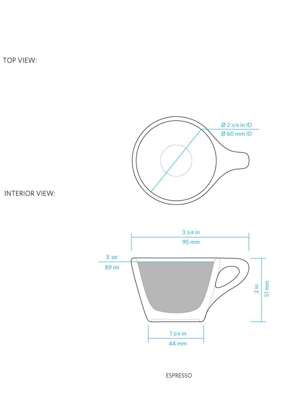 Photo of notNeutral LINO Espresso Cup & Saucer (3oz/89ml) ( ) [ notNeutral ] [ Coffee Cups ]