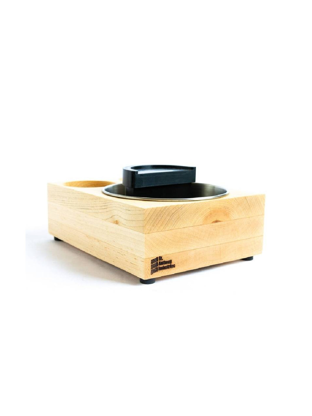 SAINT ANTHONY INDUSTRIES The Bloc Espresso Knock Box and Tamp Station