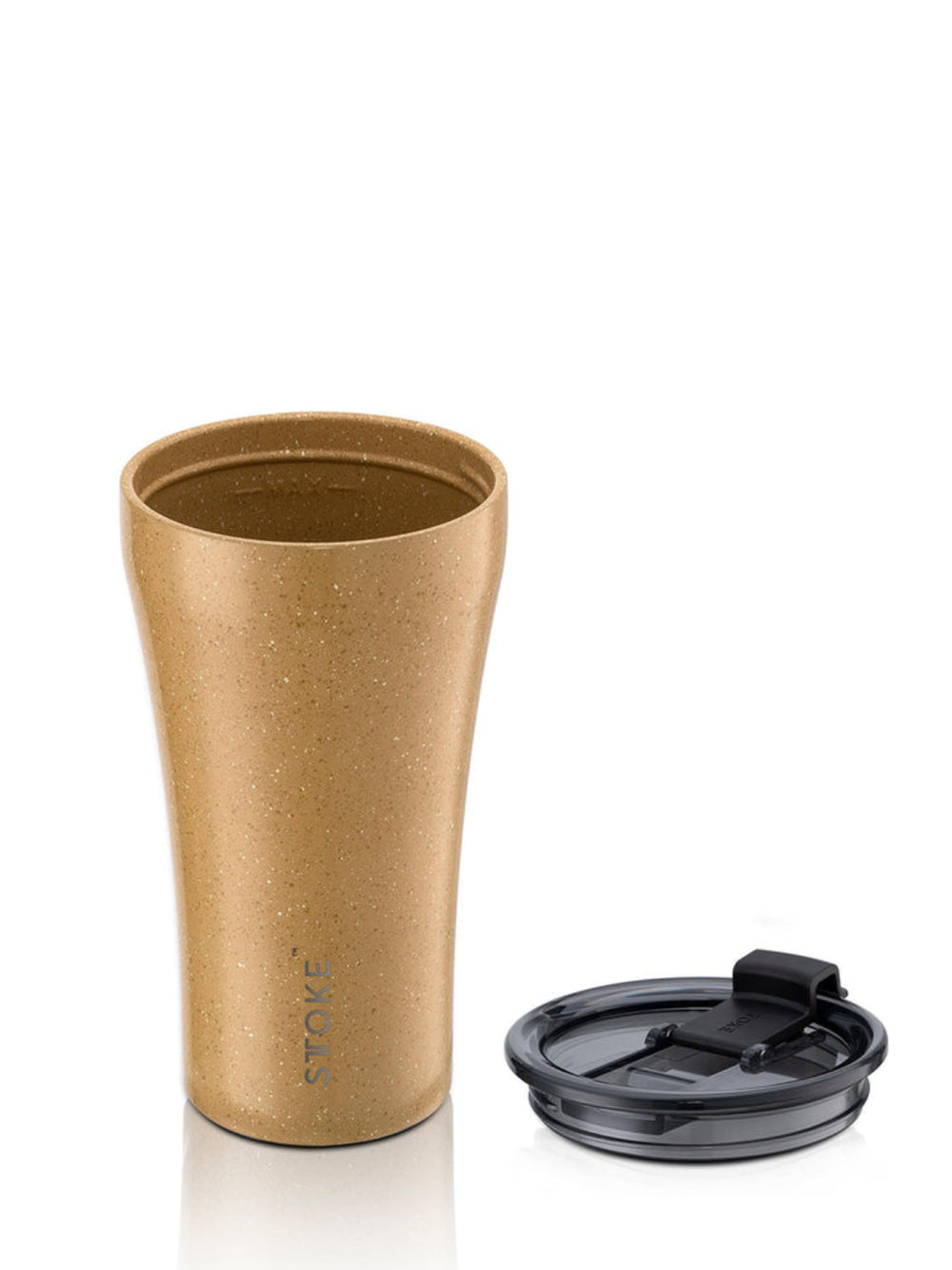Photo of STTOKE Ceramic Reusable Cup (12oz/360ml) ( Yellow Stone ) [ STTOKE ] [ Reusable Cup ]