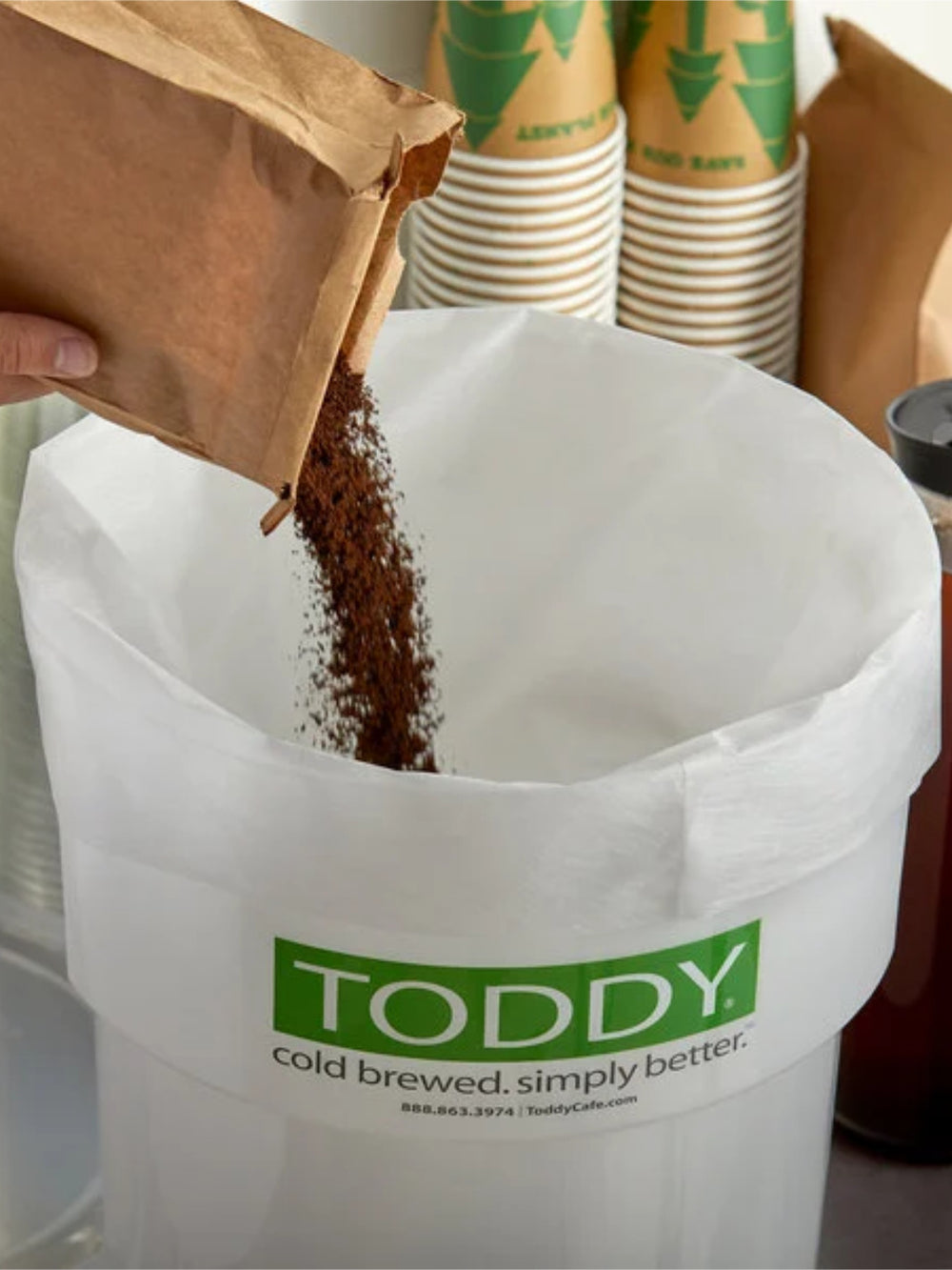 Photo of TODDY Commercial Model Paper Filters (50-Pack) ( ) [ Toddy ] [ Paper Filters ]